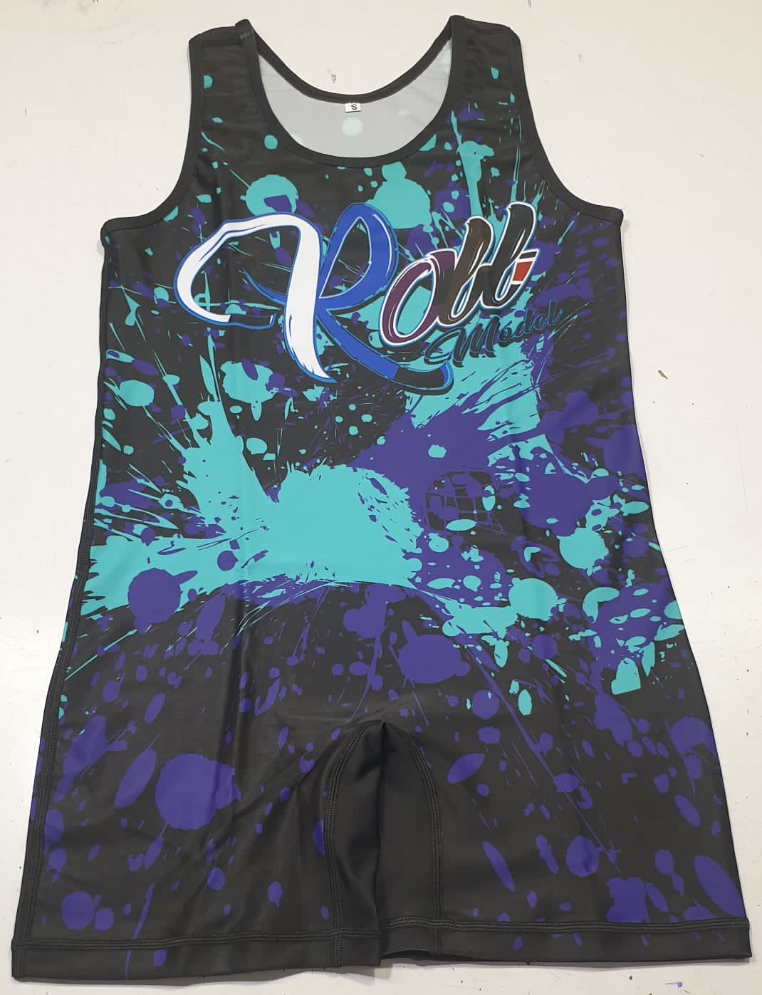 Roll Model Singlet - Paint Splatter Style
