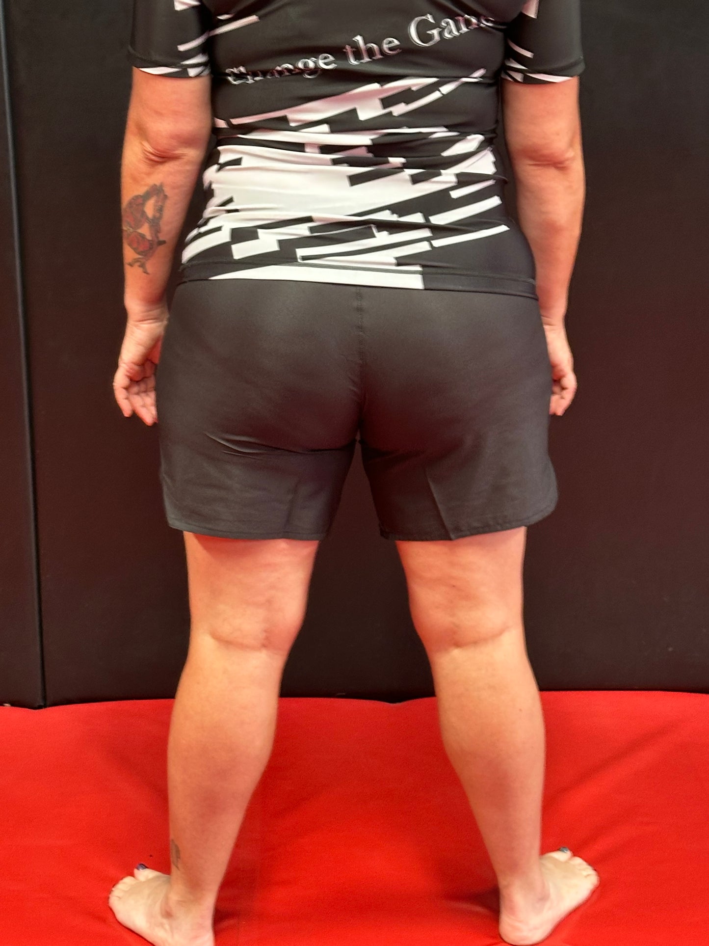 Plain Black Shorts