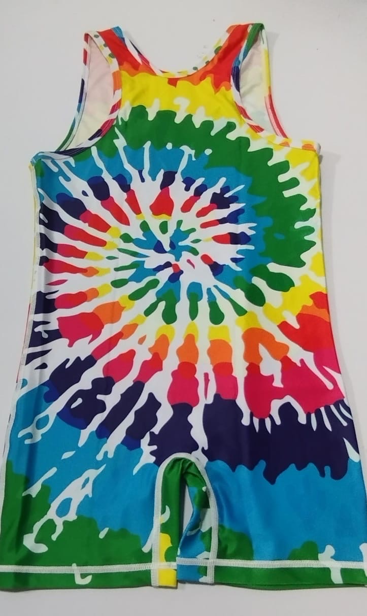 Tie Dye Roll Model Singlet