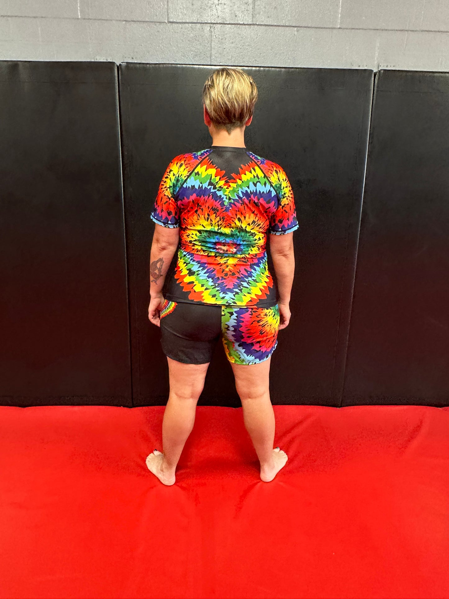 Heart Tie Dye Shorts