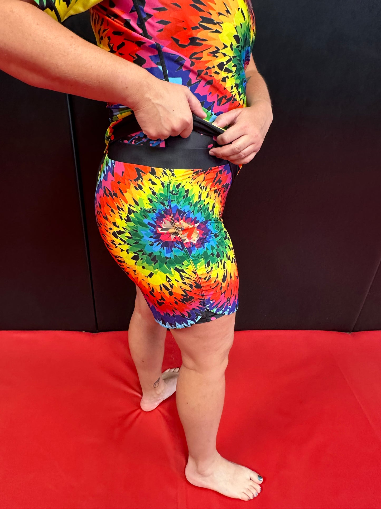 Heart Tie Dye Shorts