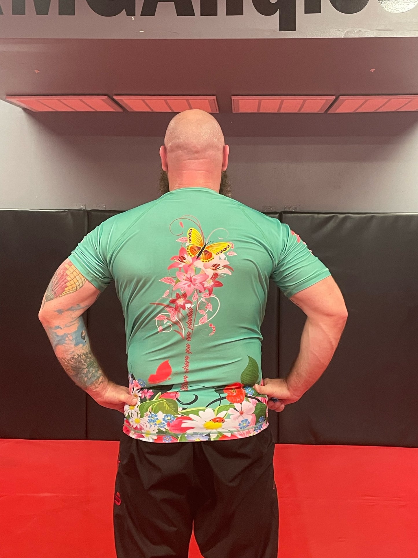 Teal Bloom Rashguard