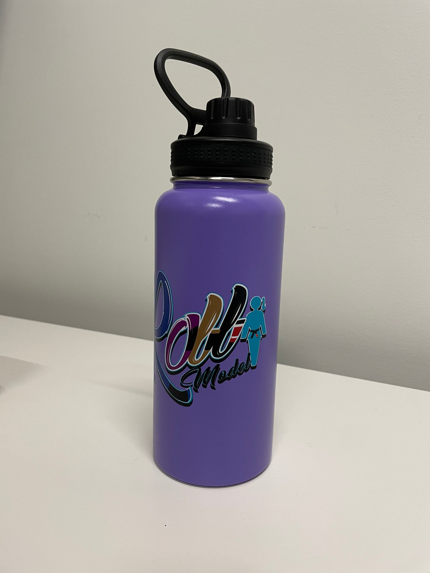 Roll Model 32 Ounce Metal Water Bottle