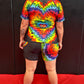Tie Dye Heart Rashguard