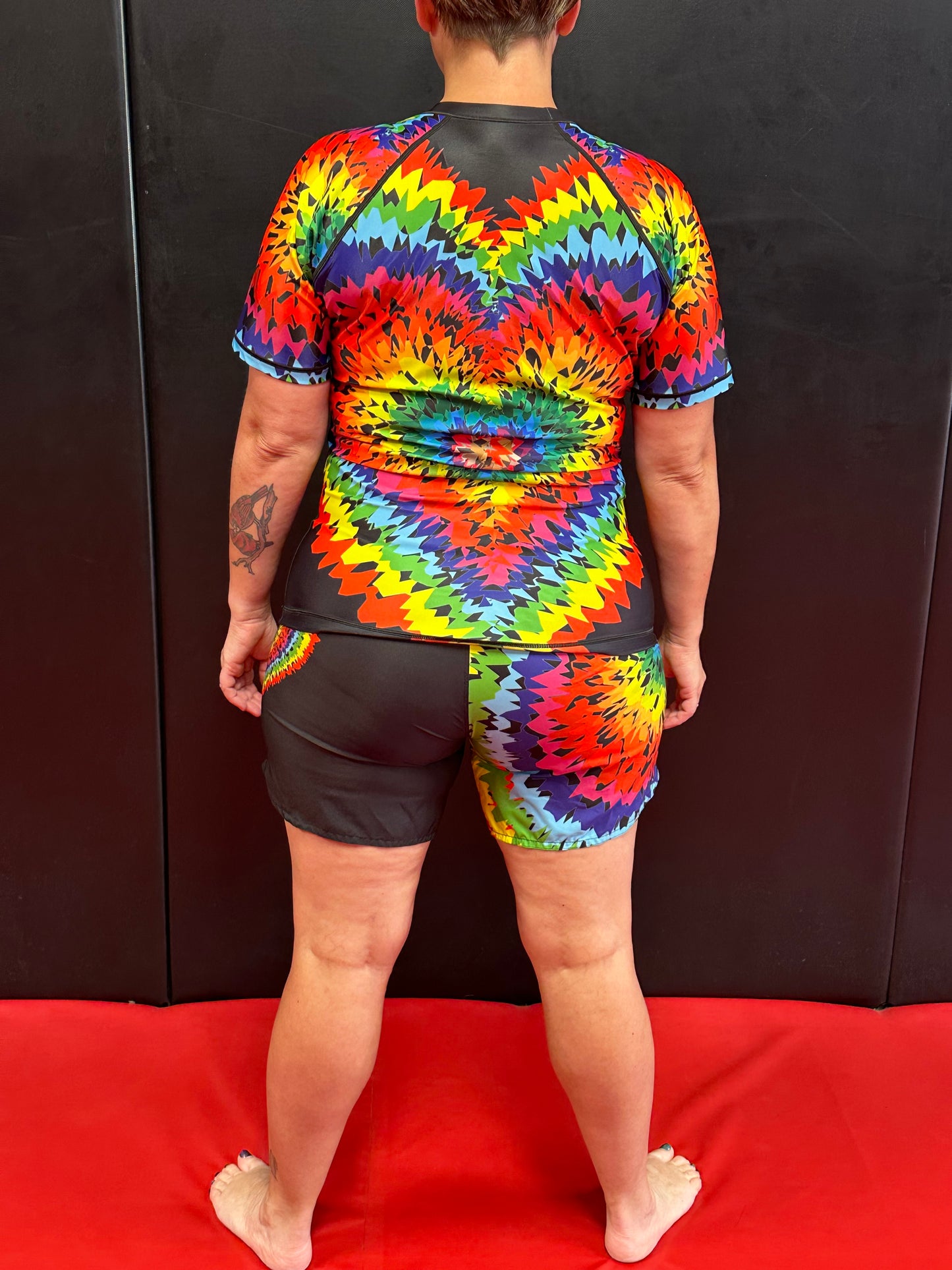 Tie Dye Heart Rashguard