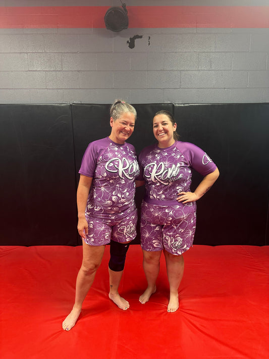 Floral Purple Shorts