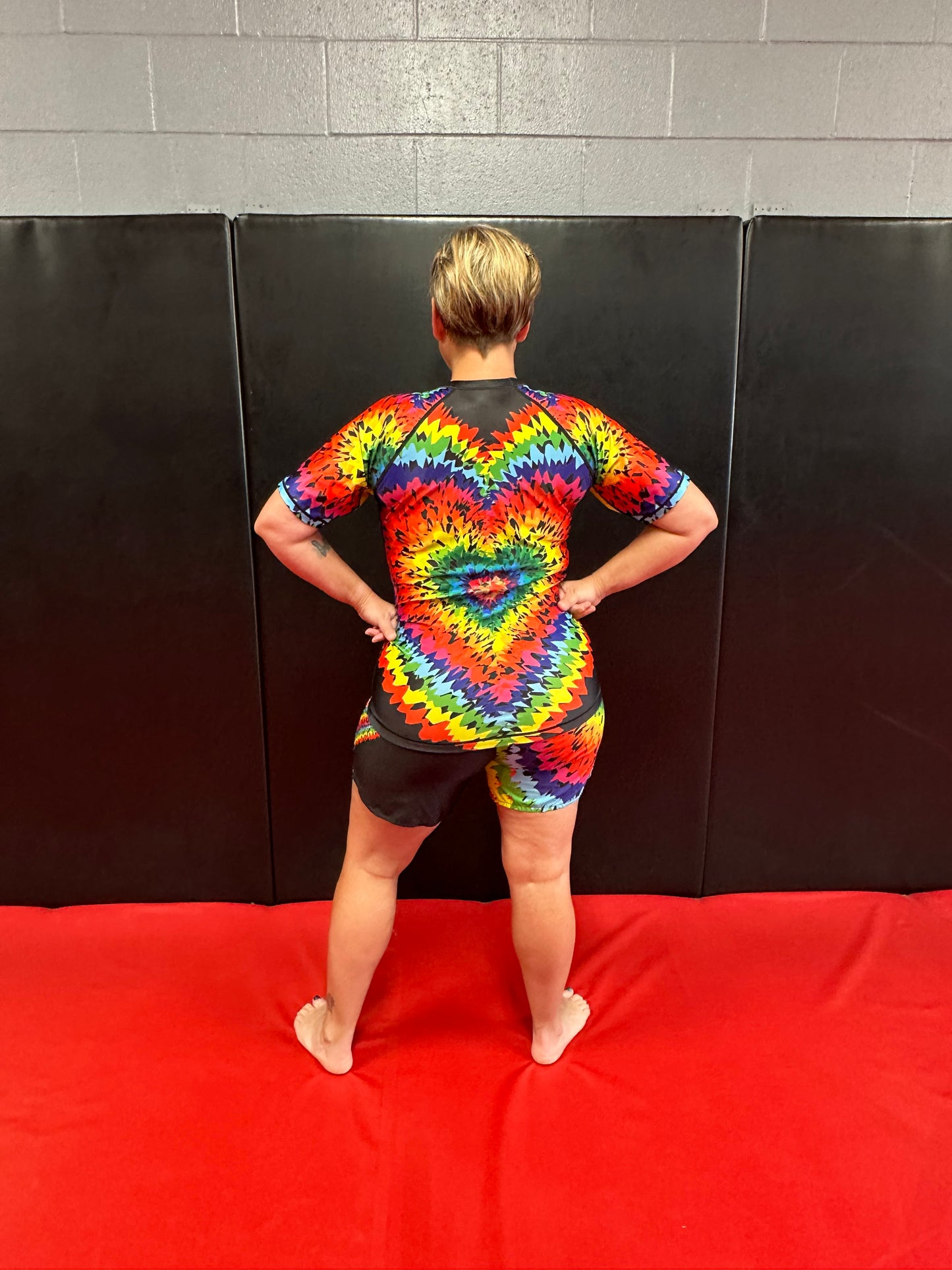 Tie Dye Heart Rashguard