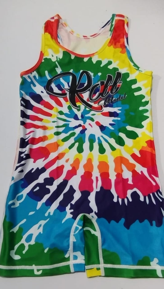 Tie Dye Roll Model Singlet