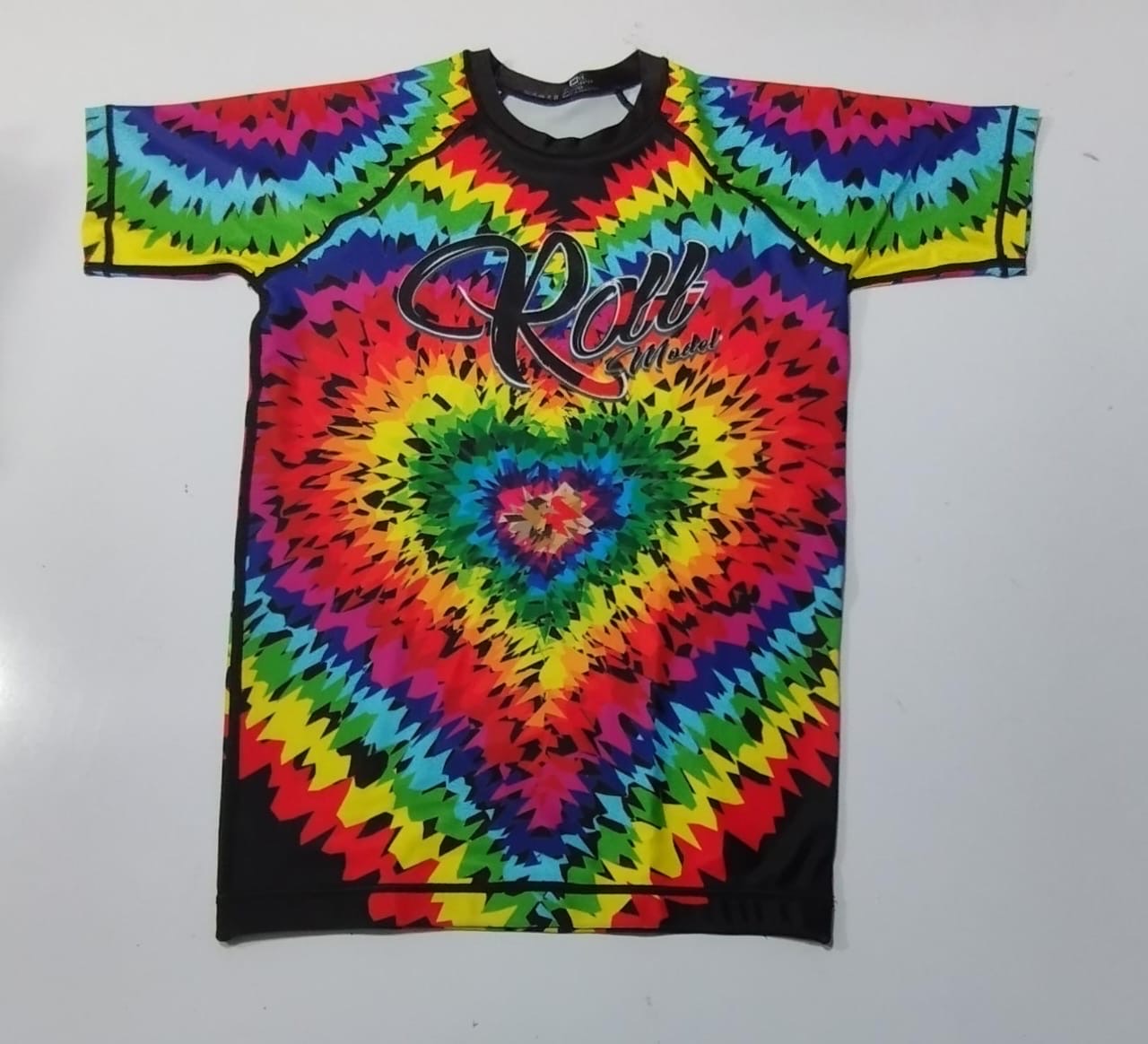 Tie Dye Heart Rashguard