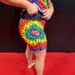 Heart Tie Dye Shorts