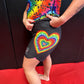 Heart Tie Dye Shorts