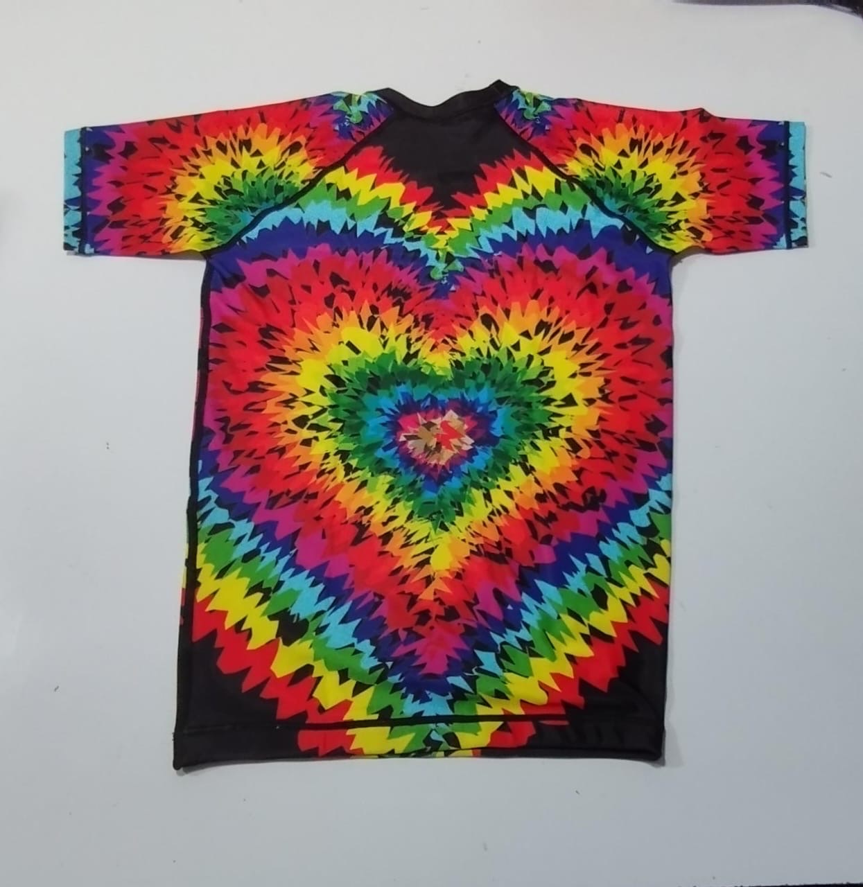 Tie Dye Heart Rashguard