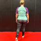 Teal Old School Roll Model Rashguard