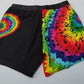 Heart Tie Dye Shorts