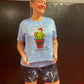 Festive Flower Christmas Dry Fit Shirt
