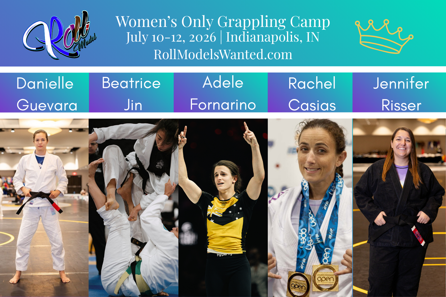 2026 Roll Model Women’s Only Grappling Camp - Indy Base Camp